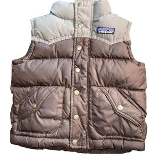 Vintage Patagonia Goose Down Puffer Vest XXS 3 - 4 Kids Youth